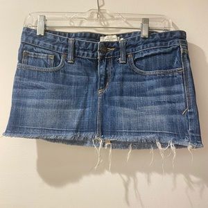 Abercrombie & Fitch Size 2 Jean Mini Skirt